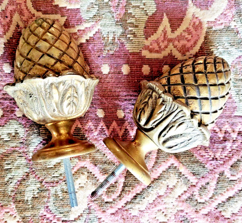 Ancienne paire boules - ancienne, de