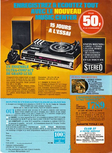 Publicité ancienne