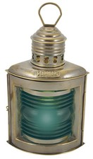 Lampe de tribord électrique Lampes de bateau en laiton antique 23 cm Sea-Club