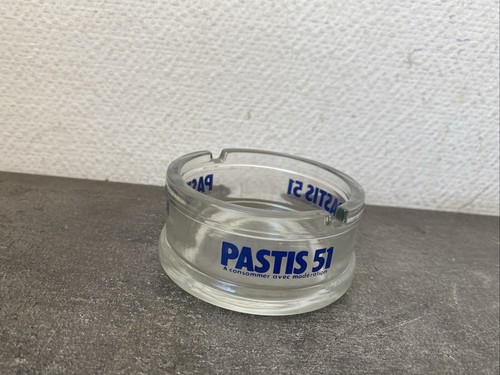 Ancien cendrier verre pub - cendrier, en