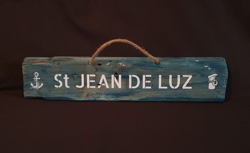 Panneau bois flotté jean - flotté, "st