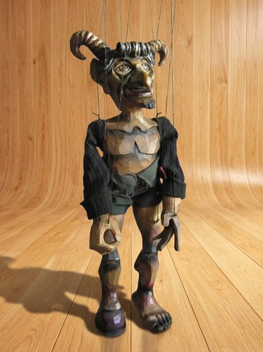 Marionnette diable poupée - diable,