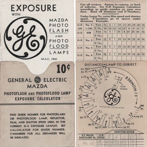 Mazda 1941 exposure guide - 1941,