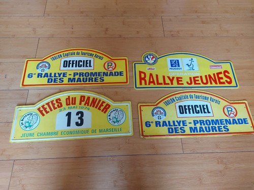 Plaques rallye - plaques, kroma