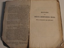 CH.J.FOX-HISTOIRE DES DEUX DERNIERS ROIS DE LA MAISON DE STUART-T2-1809-PARIS