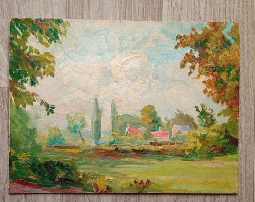 Peinture huile sur - peinture, l'huile