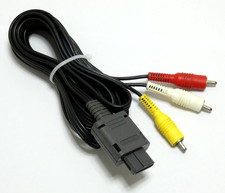 NINTENDO CONSOLE NINTENDO 64 N64 GAMECUBE SNES CABLE VIDEO RCA AV OFFICIEL TESTE