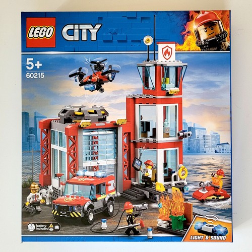 Lego city 60215 la caserne - city,