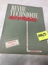 Rovin D4 , tracteur Allis-Chalmers G Revue Technique Automobile 1953 RTA