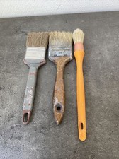 3 Anciens Pinceaux Peintre Artisan Deco 