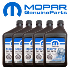 5W-30 HUILE MOTEUR MOPAR 5 QUARTS POUR JEEP - CHRYSLER - DODGE