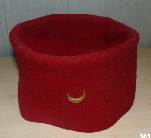 Chéchia laine rouge - , zouaves