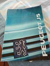Années 1980 Notice entretien peugeot J5 utilitaire-brochure automobile-vintage !