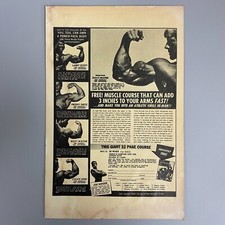 Joe Weider Programme D'Entraînement Musculaire Fort Vintage Retro 1974