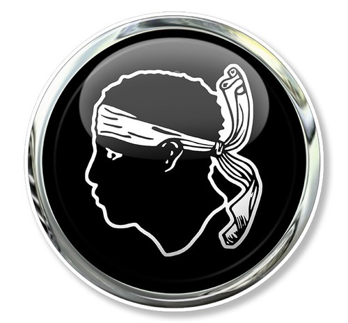 Corse tete maure - corse, sticker