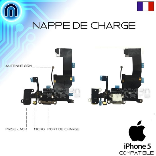 Connecteur charge iphone 5 - connecteur,