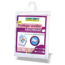 - Protège Oreiller 50x70 cm - Molleton 100% Coton - Housse Oreiller Confort A...