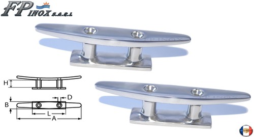 Taquet mast longueur 125mm - taquet, "