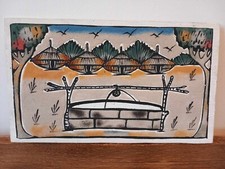 tableau africain en sable