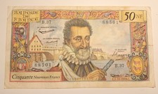 Billet de 50 NF "Henri IV"