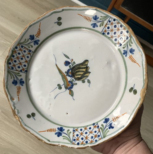 Ancienne belle assiette - ancienne,