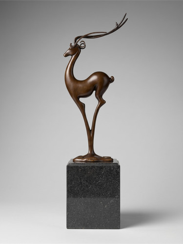 Sculpture cerf art déco - déco, en