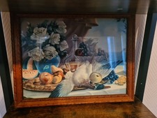 Tableau vitré vintage nature