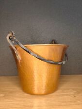 Sean, jardinière en cuivre martelé avec une poignée, décor maison, jardin...