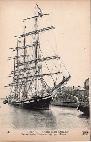 Carte postale dieppe - postale,