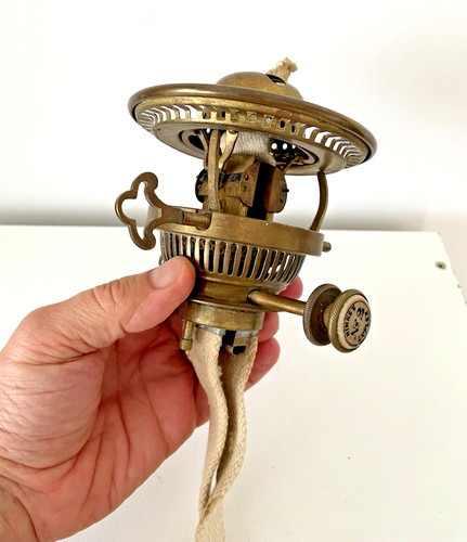Ancien grand brûleur lampe - ancien, de