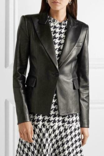 Manteau blazer femme cuir - blazer, en