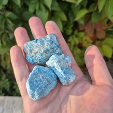 Apatite - Lot de 3 pierres brutes - Madagascar