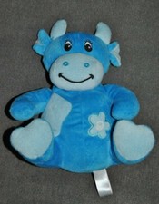 🍀Peluche Doudou Vache Bleu