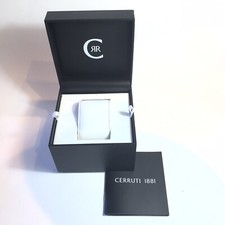 Cerruti 1881  VINTAGE ECRIN BOITE WATCH BOX MONTRE Homme Man Avec Papiers