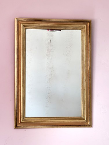 Miroir ancien bois doré - en,