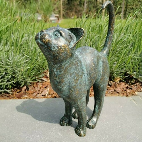 Belle statue chat jardin - de,