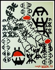 CAPOGROSSI lithographie originale signée, chemin de croix, 1955