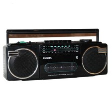 Electro vintage boombox - vintage,