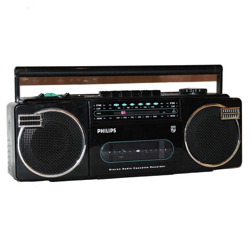 Electro vintage boombox poste - vintage,