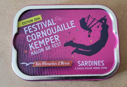 Boîte sardines festival - boîte, de