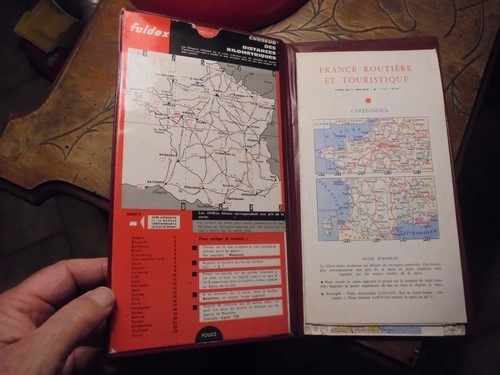 Ancienne carte routière - ancienne,