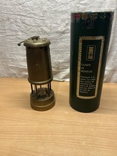 Ancienne Lampe De Mineur Anglaise 