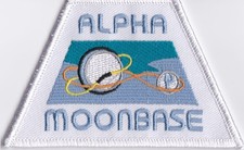COSMOS 1999 ecusson Base Alpha Space 1999 Alpha Moonbase replica patch