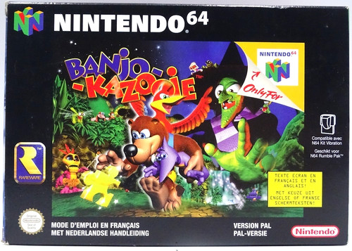 Banjo kazooie n64 - banjo, boîte