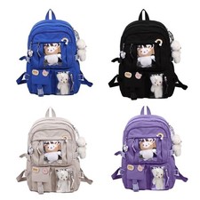 Sac à dos mignon ours école collège voyage sac décontracté pour Kawaii enfant fille femme