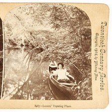 Woman Canoeing to Secret Spot