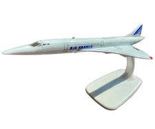 Concorde modèle avion en métal moulé sur socle ~ 1:400 - CONC Livrée Air France