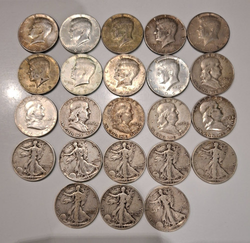 Lot half dollar argent - lot,