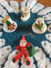 ...🎄🎅... DÉCORATION PERSONNAGE PÈRE NOËL SAPIN CLOCHE BOTTE VINTAGE ...🎅🎄..