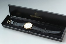 [N COMME NEUVE / boîte] Montre pour homme Remy Martin Q.S.S or blanc quartz r...